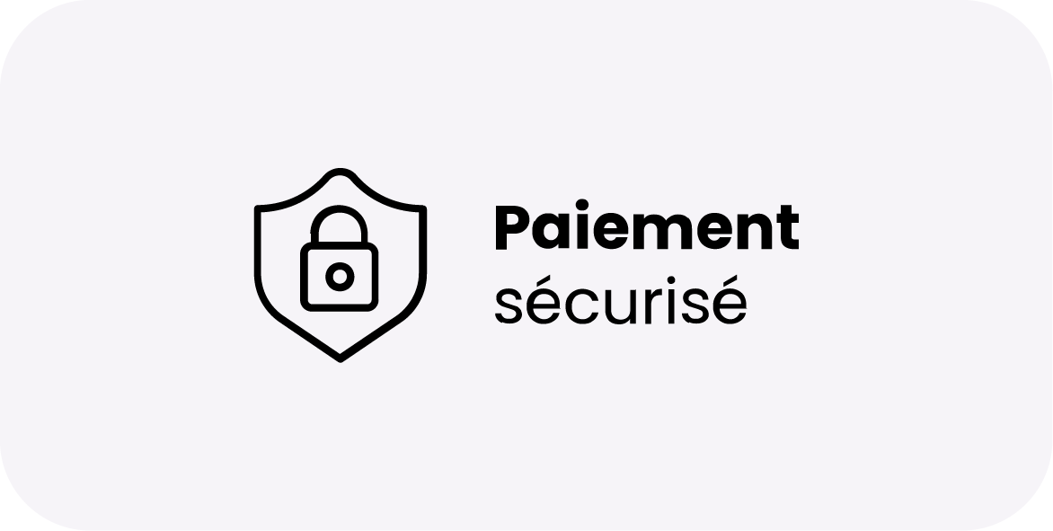 Pictogramme montrant un cadenas pour signaler le paiement sécurisé sur le site Coline Nails. Achat de faux ongles press on sans risque, en toute confiance.