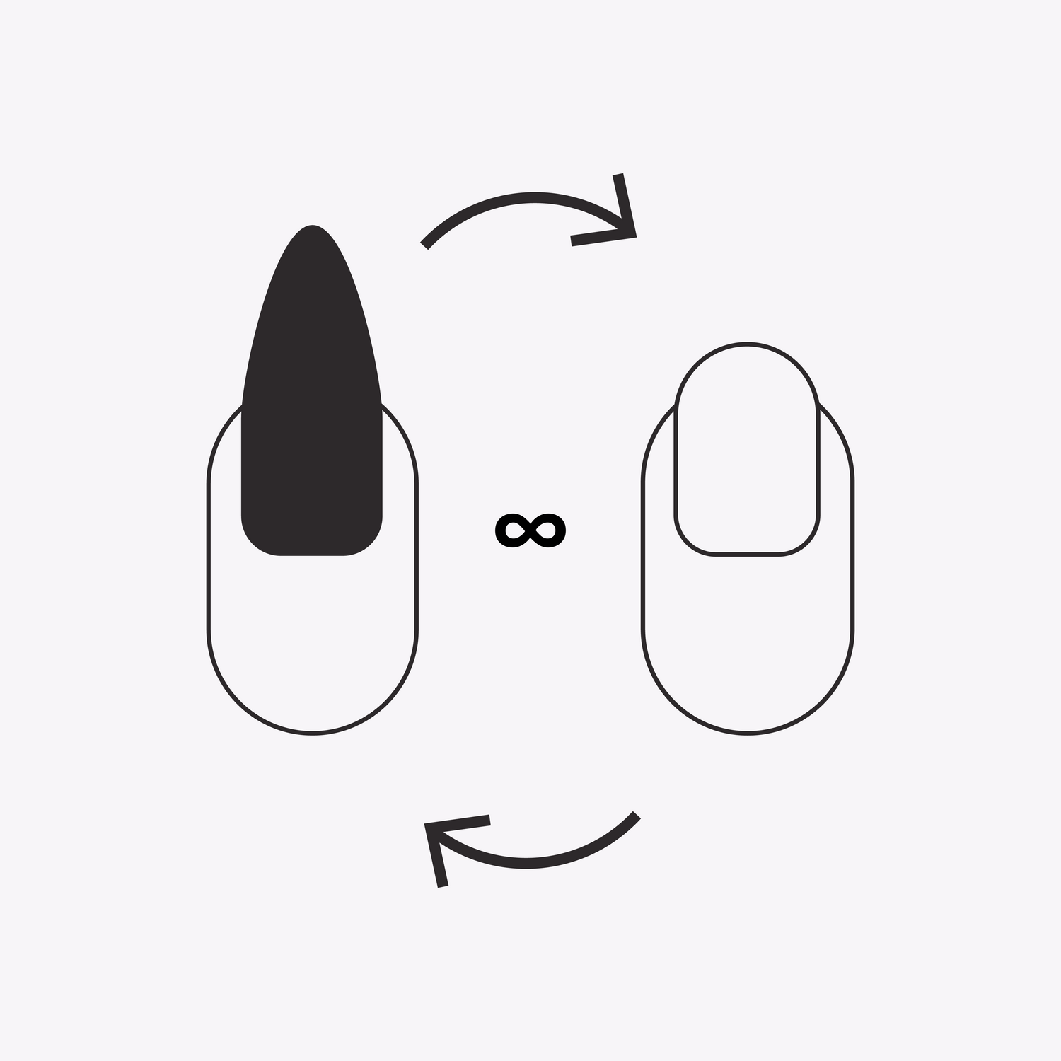 Visuel double-face détaillant la routine complète pour poser et retirer les press on nails, du nettoyage à la conservation des capsules press on nails faits main.